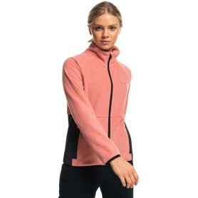 Veste zippée ROXY Waves of Warmth Tech Rose Femme