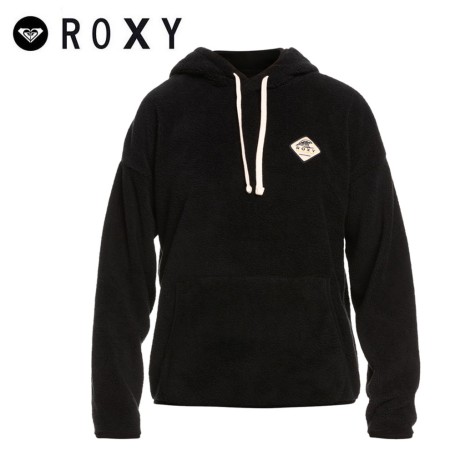Sweat sherpa ROXY Cool Calling Noir Femme