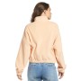 Sweat zippé ROXY Dawn to Dusk Solid Pêche Femme