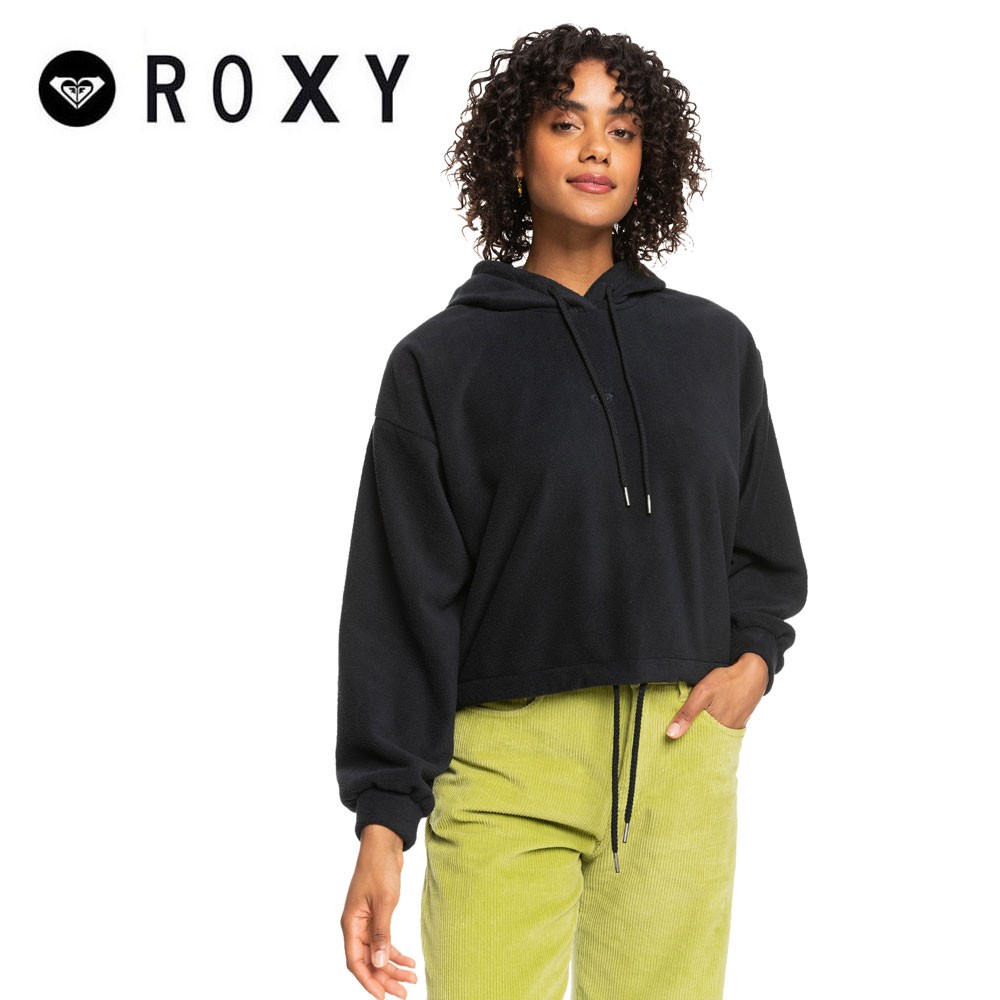 Sweat à capuche ROXY Best Wave Anthracite Femme
