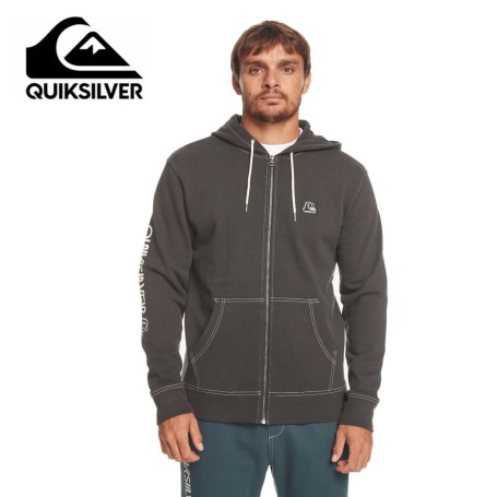 Sweat à capuche QUIKSILVER The Original Gris Homme