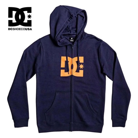 Sweat à capuche zippé DC SHOES Star ZH Bleu Junior