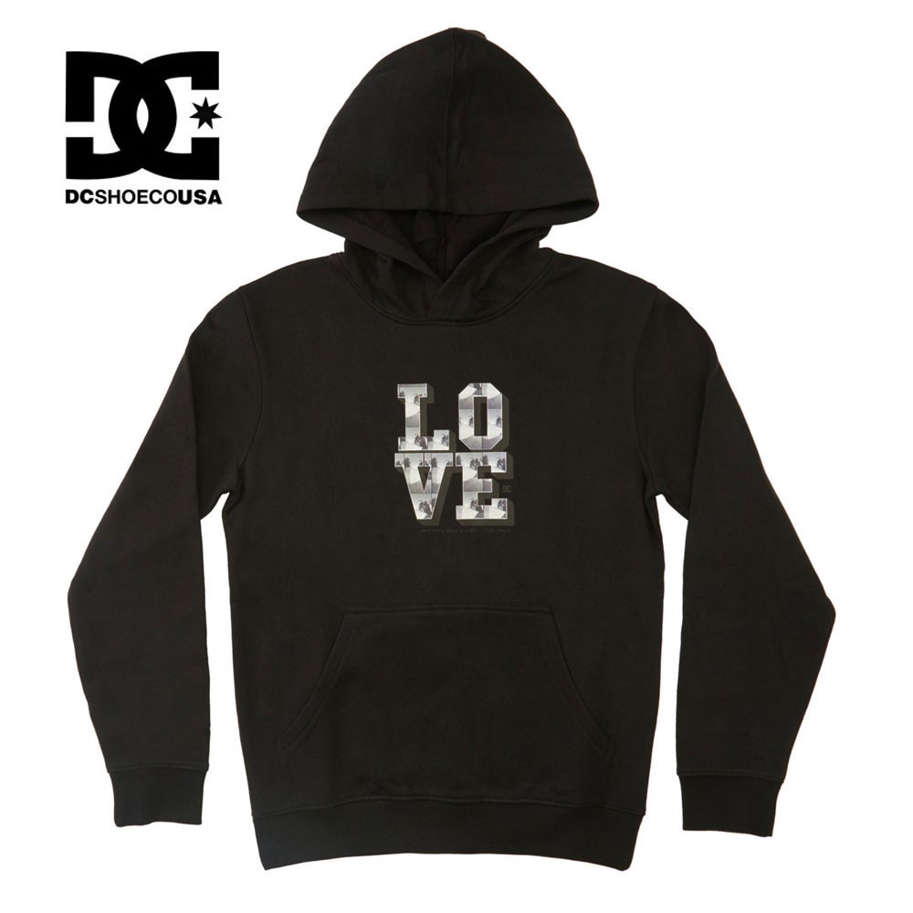 Sweat à capuche DC SHOES Blabac Love Noir Junior