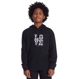 Sweat à capuche DC SHOES Blabac Love Noir Junior