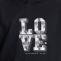 Sweat à capuche DC SHOES Blabac Love Noir Junior