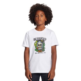 T-shirt DC SHOES Been Here Blanc Junior