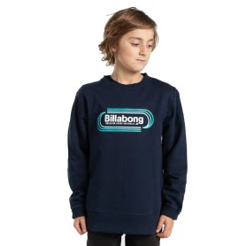 Sweat BILLABONG Road Stop Crew Blue Garçon
