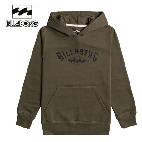 Sweat à capuche BILLABONG Arch Origin Kaki Junior