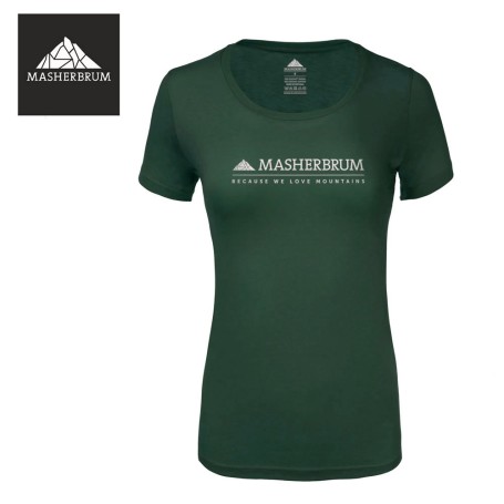 Tee-shirt MASHERBRUM Msh Origin Vert Femme