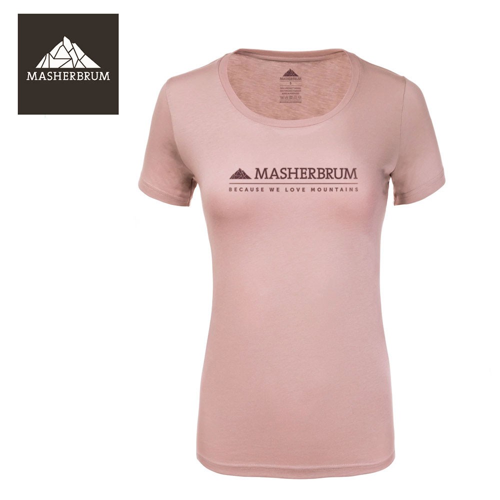 Tee-shirt MASHERBRUM Msh Origin Rose Femme