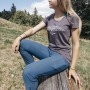 Tee-shirt MASHERBRUM Vosges Gris Femme