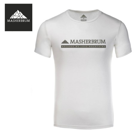 Tee-shirt MASHERBRUM Msh Origin Ecru Homme