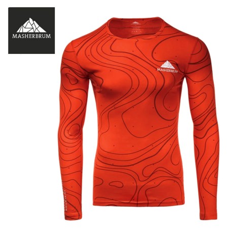 T-shirt MASHERBRUM Proclimb² M.L. Orange Homme