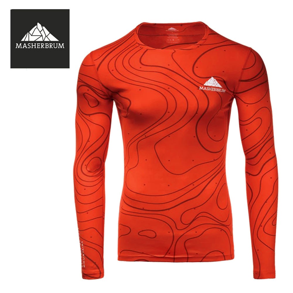T-shirt MASHERBRUM Proclimb² M.L. Orange Homme