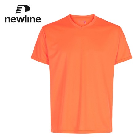 Tee-shirt NEWLINE Base Cool Orange fluo Hommes