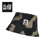 Bob PLANKS x RAIN KISS Bucket Hat Noir/Kaki Unisexe