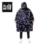 Poncho de pluie PLANKS x RAIN KISS Noir/Kaki Unisexe