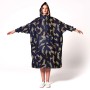 Poncho de pluie PLANKS x RAIN KISS Noir/Kaki Unisexe
