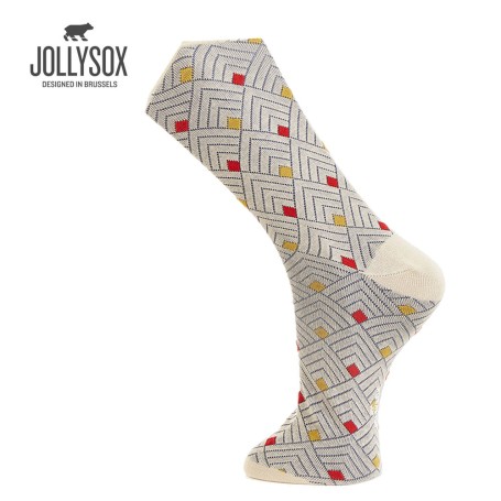 Chaussettes de ville JOLLYSOX David Gris Homme