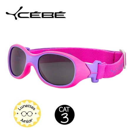 Lunettes de soleil CEBE Chouka Rose/Lavende 0-18 mois - Cat.3