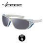 Lunettes de soleil CEBE Jorasses Blanc/Bleu Homme - Cat.4