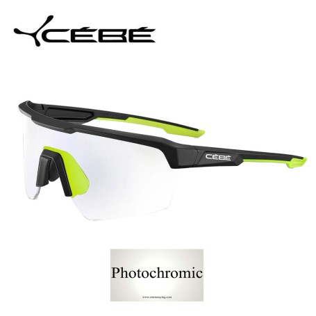 Lunettes de soleil CEBE Asphalt Lite Noir Unisexe - Photochromique