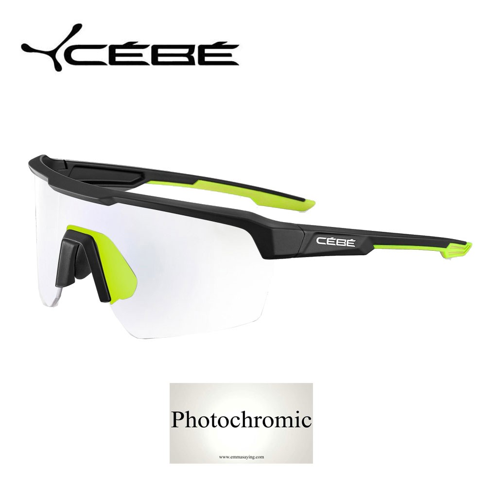 Lunettes de soleil CEBE Asphalt Lite Noir Unisexe - Photochromique