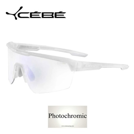 Lunettes de soleil CEBE Asphalt Lite Blanc Unisexe - Photochromique