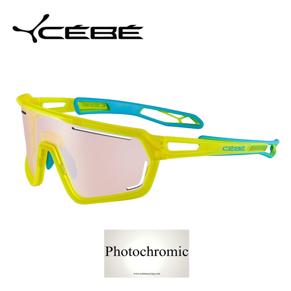 Lunettes de soleil CEBE S'Track Vision Jaune Unisexe - Photochromique
