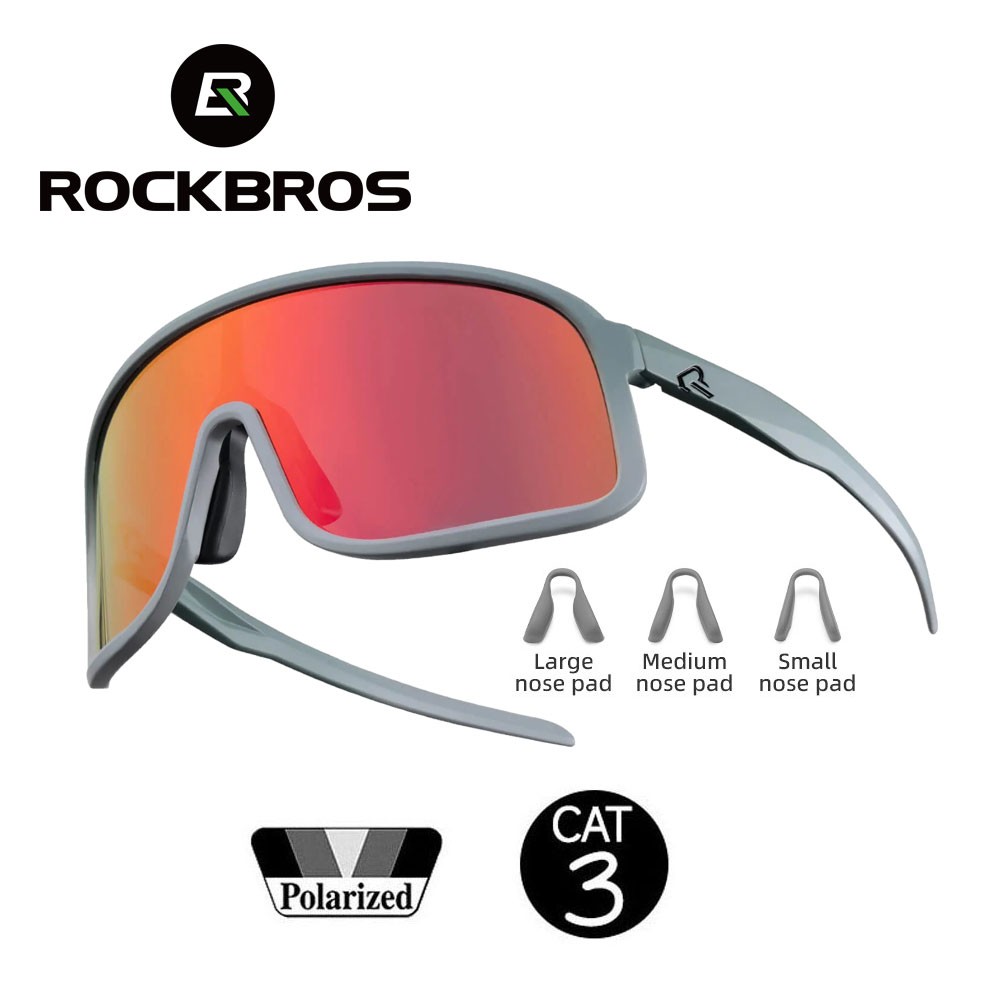 Lunettes polarisées ROCKBROS 14110025003 Gris - Cat.3