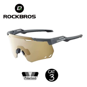Lunettes polarisées ROCKBROS 14110013005 Gris - Cat.3