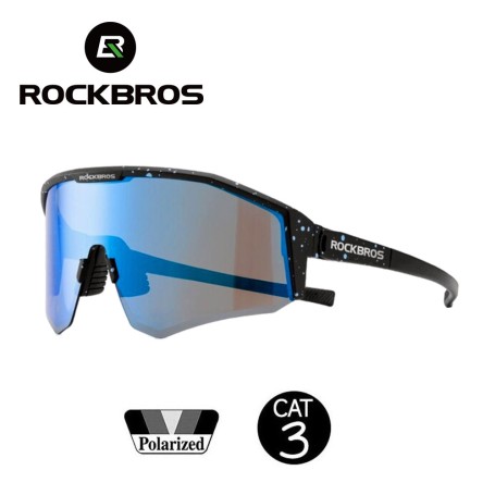 Lunettes polarisées ROCKBROS 14130001001 Noir - Cat.3
