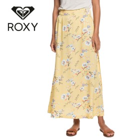 Jupe longue ROXY Tropical Chancer Jaune Femme