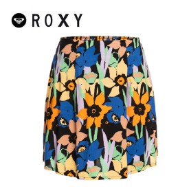 Jupe courte ROXY Golden Poppy Multicolore Femme