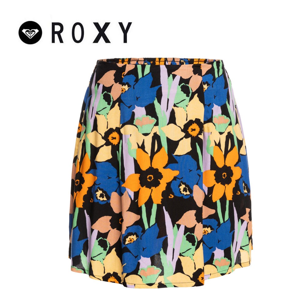 Jupe courte ROXY Golden Poppy Multicolore Femme