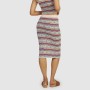 Jupe ROXY Sailing Flow Multicolore Femme
