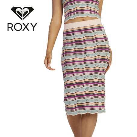 Jupe ROXY Sailing Flow Multicolore Femme