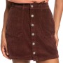 Jupe courte ROXY Silent River Chocolat Femme
