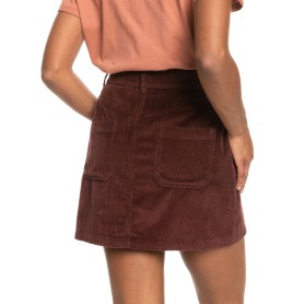Jupe courte ROXY Silent River Chocolat Femme