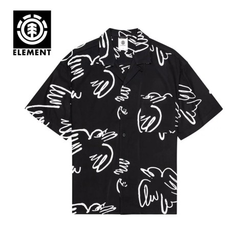 Chemise ELEMENT Resort Noir/Blanc Homme