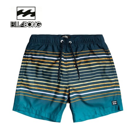 Short de Bain BILLABONG Sprayed Stripes Bleu Junior