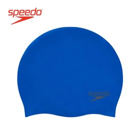 Bonnet de natation SPEEDO Plain Moulded Bleu Unisexe