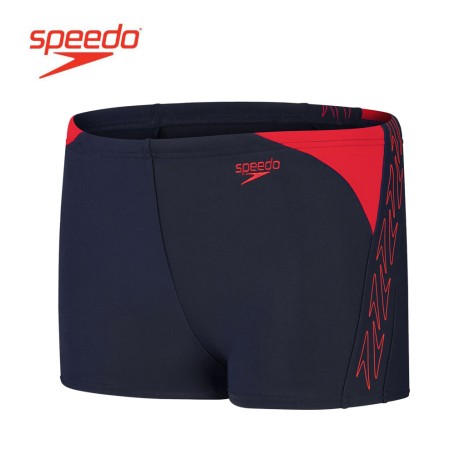 Maillot de bain SPEEDO Hyperboom Splice Bleu marine/Rouge Garçon
