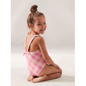 Maillot de bain ROXY Flower Plaid Rose Fille