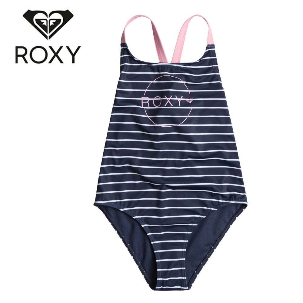 Maillot de bain ROXY Bico Basic Stripe Bleu marine Fille