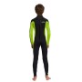 Combisurf BILLABONG Foil Back Zip 3:2 Noir/Jaune Junior