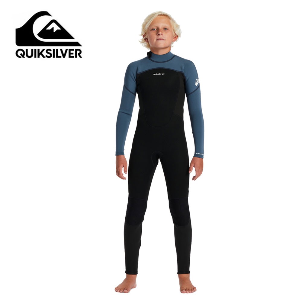 Combisurf QUIKSILVER Prologue Back Zip 3:2 Noir/Bleu Junior