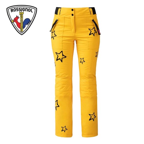 Pantalon de ski ROSSIGNOL JCC Stellar Jaune Femme