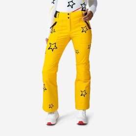 Pantalon de ski ROSSIGNOL JCC Stellar Jaune Femme