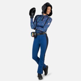 Pantalon de ski Softshell ROSSIGNOL JCC Sirius Bleu Femme
